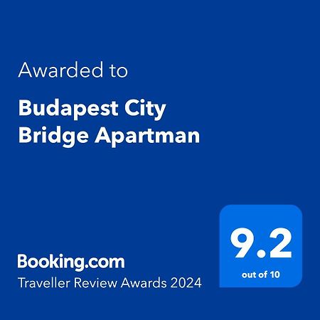 Budapest City Bridge Apartman Buitenkant foto